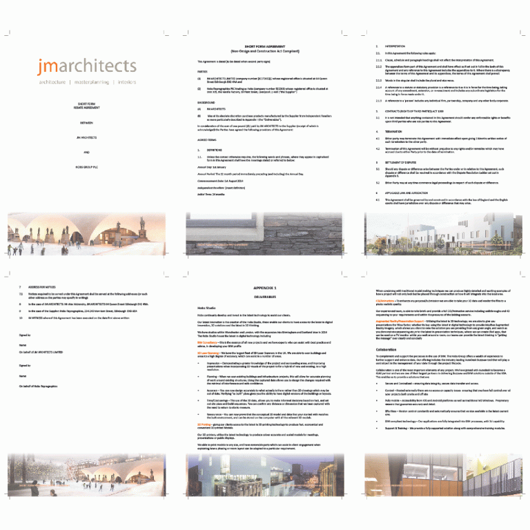 JM Architects Document Formatting JM Architects